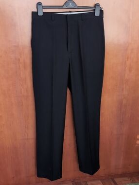 Town Craft Classic 33" black dress pants
